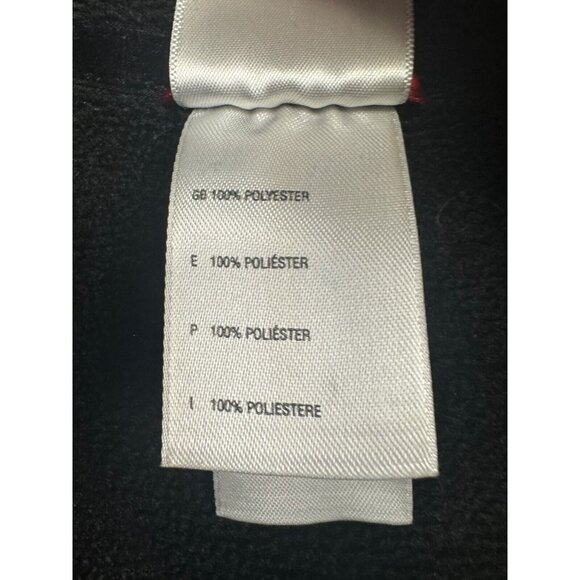 The North Face Fleece Sweater Women's S Black Toggle Button Pullover Mock Neck - Picture 3 of 7